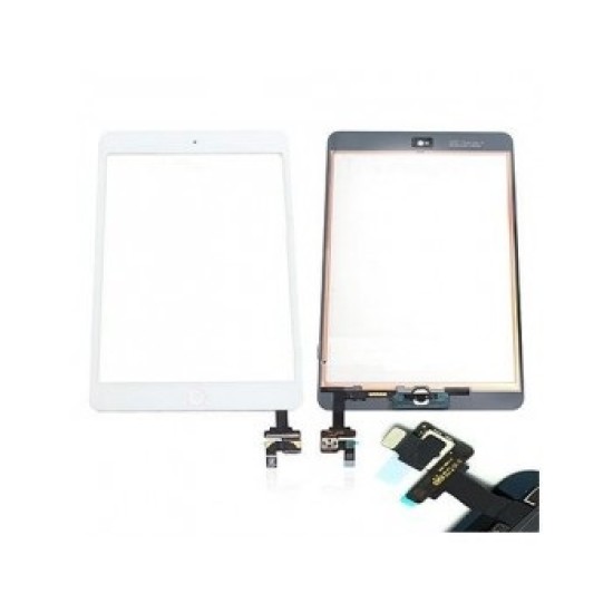 iPad mini 1/2 Digitizer + Home Button Flex OEM - White