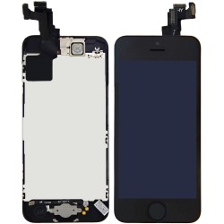 iPhone 5S Display + Digitizer, Pre Assembled A+ High Quality - Black