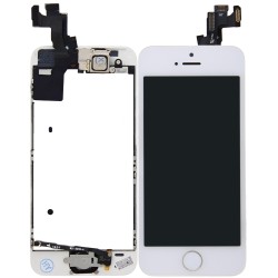 iPhone 5S Display + Digitizer, Pre Assembled A+ High Quality - White