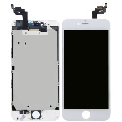 iPhone 6 Plus Display + Digitizer, +Metal Plate A+ High Quality - White