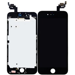iPhone 6 Plus Display + Digitizer + Metal Plate, Complete OEM Replacement Glass - Black