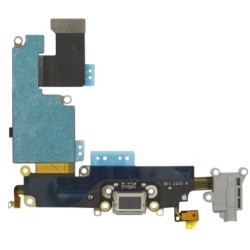 iPhone 6 Plus Dock Port + Audio Connector Flex - Black