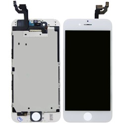 iPhone 6 Display + Digitizer + Metal Plate High Quality - White