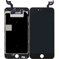 iPhone 6S Plus Display + Digitizer, +Metal Plate A+ High Quality - Black