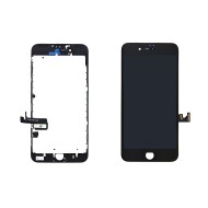 iPhone 7 Plus Display + Digitizer, +Metal Plate A+ High Quality - Black