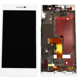 Huawei Ascend P7 (P7-L10) Display+Digitizer Complete Module With Frame - White