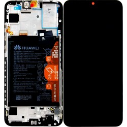 Huawei P Smart 2019 (POT-L21/ POT-LX1) OEM Service Part Screen Incl. Battery (02352JEY) - Black
