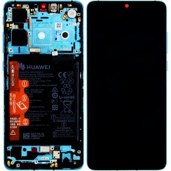 Huawei P30 OEM Service Part Screen Incl. Battery (02352NLN) - Aurora Blue
