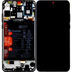 Huawei P30 Lite OEM Service Part Screen Incl. Battery (02352RPW) - Black