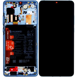 Huawei P30 Pro OEM Service Part Screen Incl. Battery (02352PGH) - Breathing Crystal